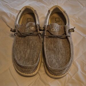 Hey Dude Men's Loafers - Brown and Cream, Mens 12